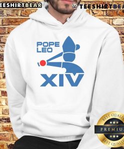 Stylish Nice Pope Leo XIV baseball logo hoodie featuring vibrant colors and a modern design for casual wear.