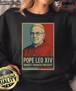 Stylish Nice Pope Leo XIV sweatshirt by Robert Francis Prevost, featuring unique design and vibrant colors.