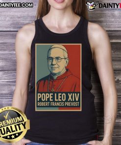Stylish Nice Pope Leo XIV tank top by Robert Francis Prevost, featuring vibrant colors and unique design for fashion lovers.
