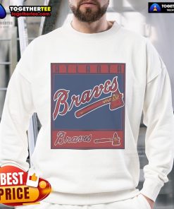 Vintage 1997 Atlanta Braves sweatshirt featuring Nice Pro Player logo, perfect for baseball fans and retro apparel collectors.