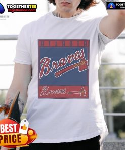Alt Text: Vintage 1997 Atlanta Braves T-Shirt featuring Nice Pro Player branding, perfect for baseball fans and collectors.