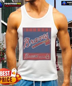 Vintage 1997 Atlanta Braves tank top featuring Nice Pro Player logo, perfect for sports fans and collectors.