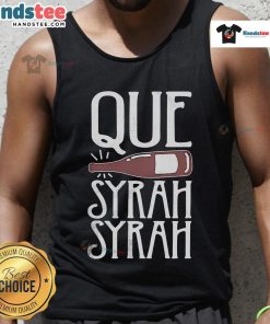 Stylish Nice Que Syrah Syrah tank top featuring a vibrant design, perfect for casual summer outings.