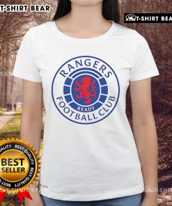 Nice Rangers Football Club ready logo on a stylish ladies tee, perfect for fans and casual wear.
