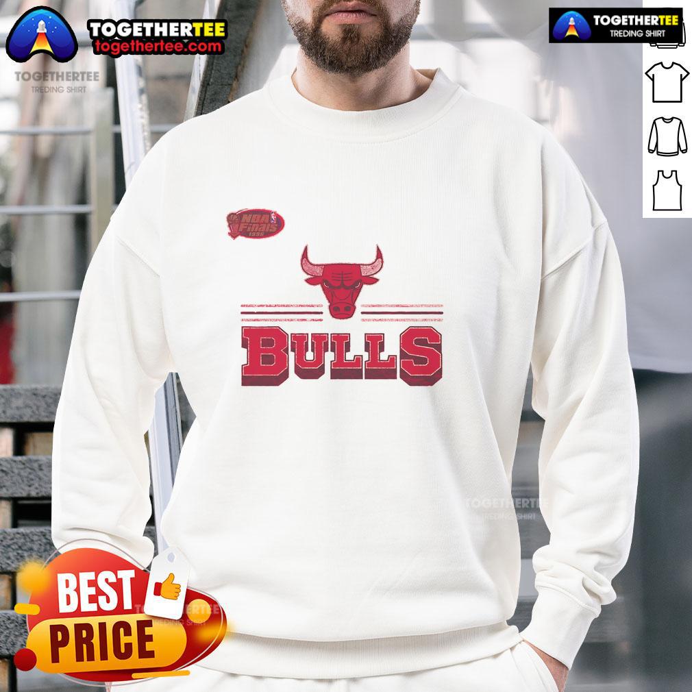 Nice Red Chicago Bulls Fan Banner Sweatshirt Alt Text: Stylish red Chicago Bulls fan banner sweatshirt featuring bold team logo, perfect for basketball enthusiasts and game days.