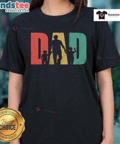 Nice Retro Dad Father's Day Ladies Tee featuring a vintage design perfect for celebrating Father's Day.