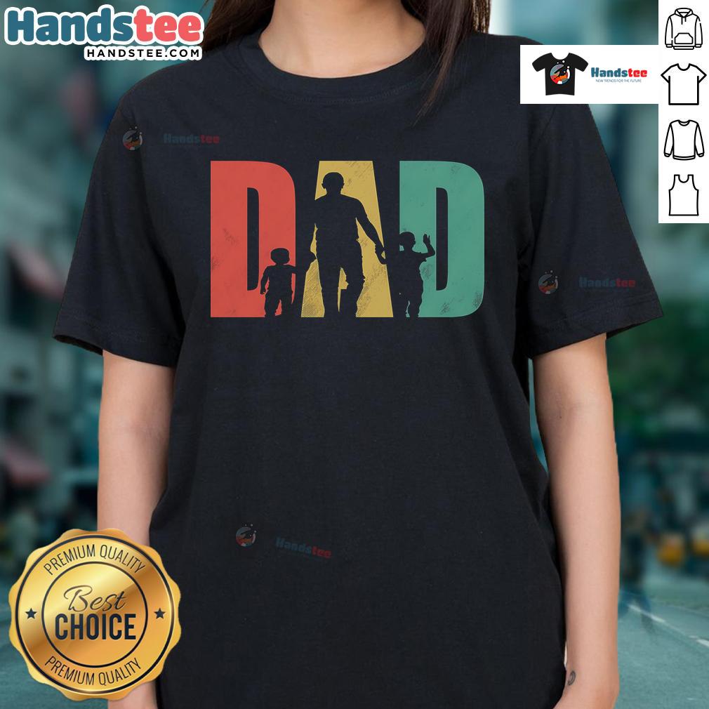 Nice Retro Dad Fathers Day Ladies Tee Nice Retro Dad Father's Day Ladies Tee featuring a vintage design perfect for celebrating Father's Day.