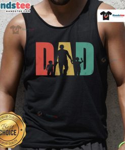 Nice retro dad Father's Day tank top featuring a vintage design perfect for celebrating dads on their special day.