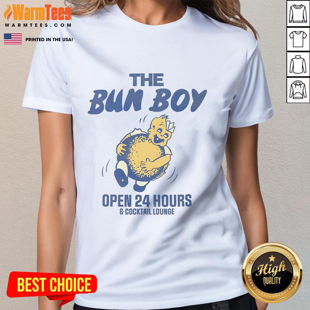 Nice Retro The Bun Boy Defunct Restaurant Cocktail Lounge Ladies Tee Nice Retro The Bun Boy defunct restaurant cocktail lounge ladies tee showcasing vintage style and nostalgic design.
