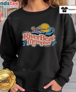 Tom Lee Park Music Festival sweatshirt featuring the Nice Riverbeat Memphis design, perfect for Mempho adventure lovers.