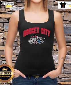 Colorful Nice Rocket City Trash Pandas neon tank top featuring vibrant graphics for fans and summer wear.