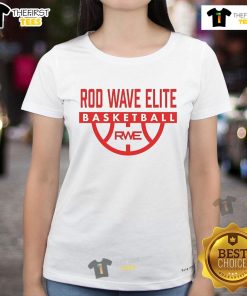 Nice Rod Wave Elite Basketball RWE Ladies Tee featuring stylish design and comfortable fit for female athletes.
