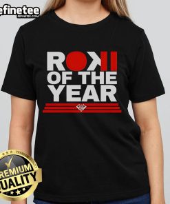 Nice Roki of the Year Los Angeles baseball ladies tee featuring stylish design and comfortable fit for female fans.