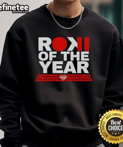 Alt Text: Nice Roki of the Year Los Angeles baseball sweatshirt in stylish design, perfect for fans and casual wear.