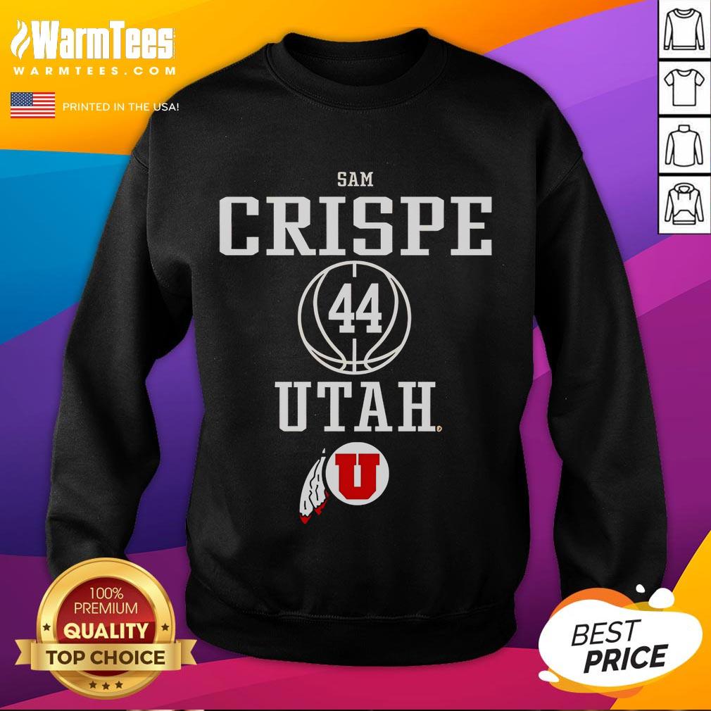 Nice Sam Crispe Utah Sweatshirt Nice Sam Crispe Utah sweatshirt in a cozy outdoor setting, showcasing stylish design and vibrant colors.