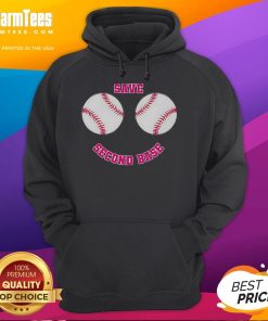 Stylish Nice Save Second Base Hoodie featuring a sporty design, perfect for baseball fans and casual wear.