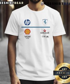 Alt Text: Stylish Scuderia Ferrari F1 New 2025 T-Shirt featuring bold logo and sleek design, perfect for racing fans.