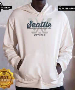 Nice Seattle Professional Women's Hockey League Est 2025 hoodie featuring bold logo and stylish design for fans.