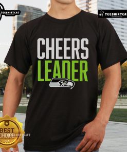 Nice Seattle Seahawks Cheers Leader T-Shirt featuring vibrant team colors and logo, perfect for game day spirit.