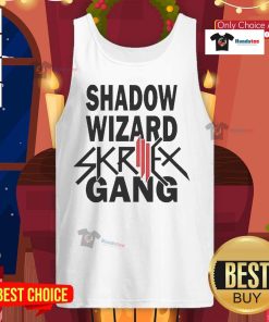 Nice Shadow Wizard Skrillex Gang tank top featuring vibrant graphics and a stylish design, perfect for music festival fans.