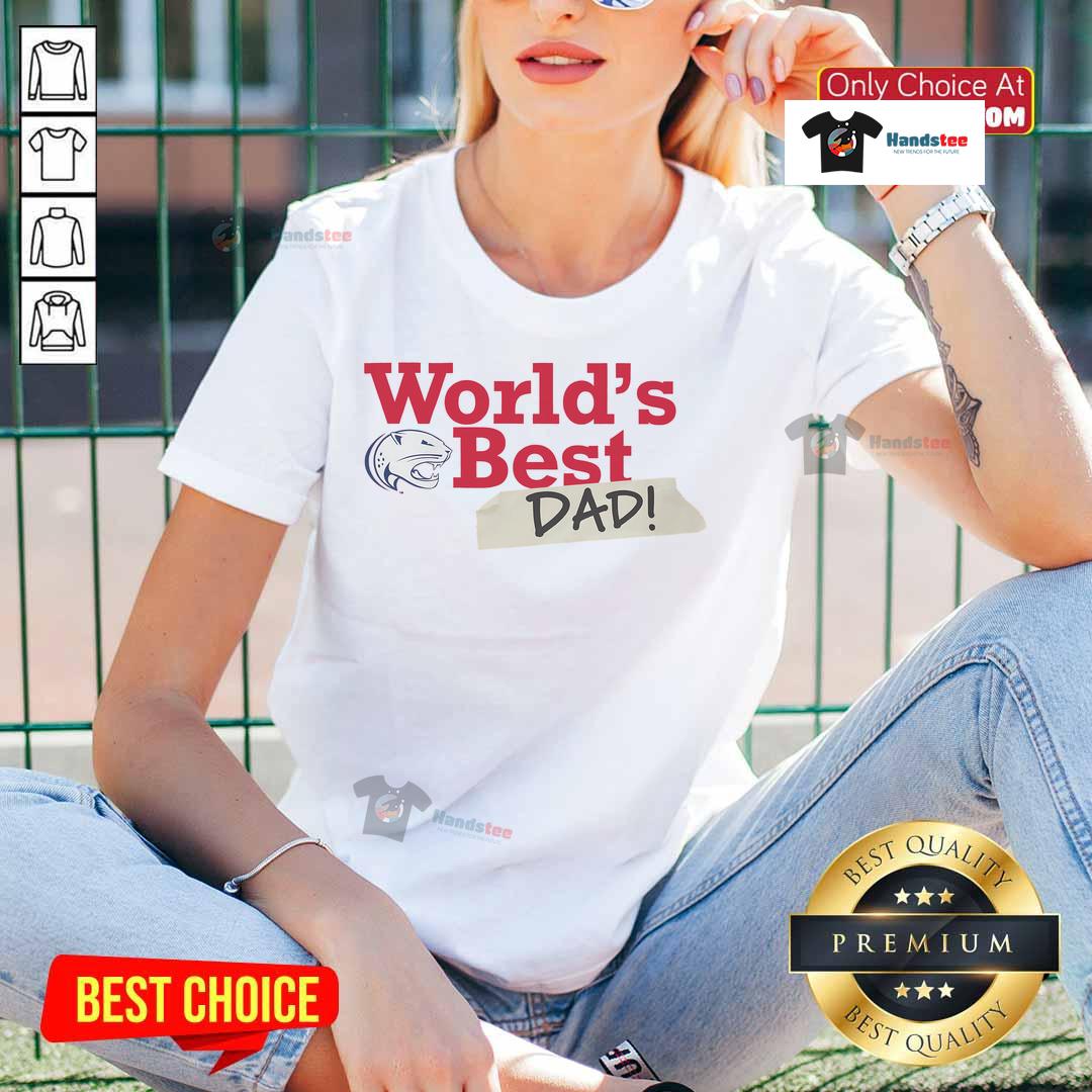 Nice South Alabama Jaguars World'S Best Dad Ladies Tee Nice South Alabama Jaguars World's Best Dad ladies tee featuring vibrant team colors and stylish design for proud fans.