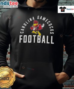 Alt Text: Cool Nice South Carolina Gamecocks Football Cocky mascot hoodie for fans, featuring vibrant team colors and logo.