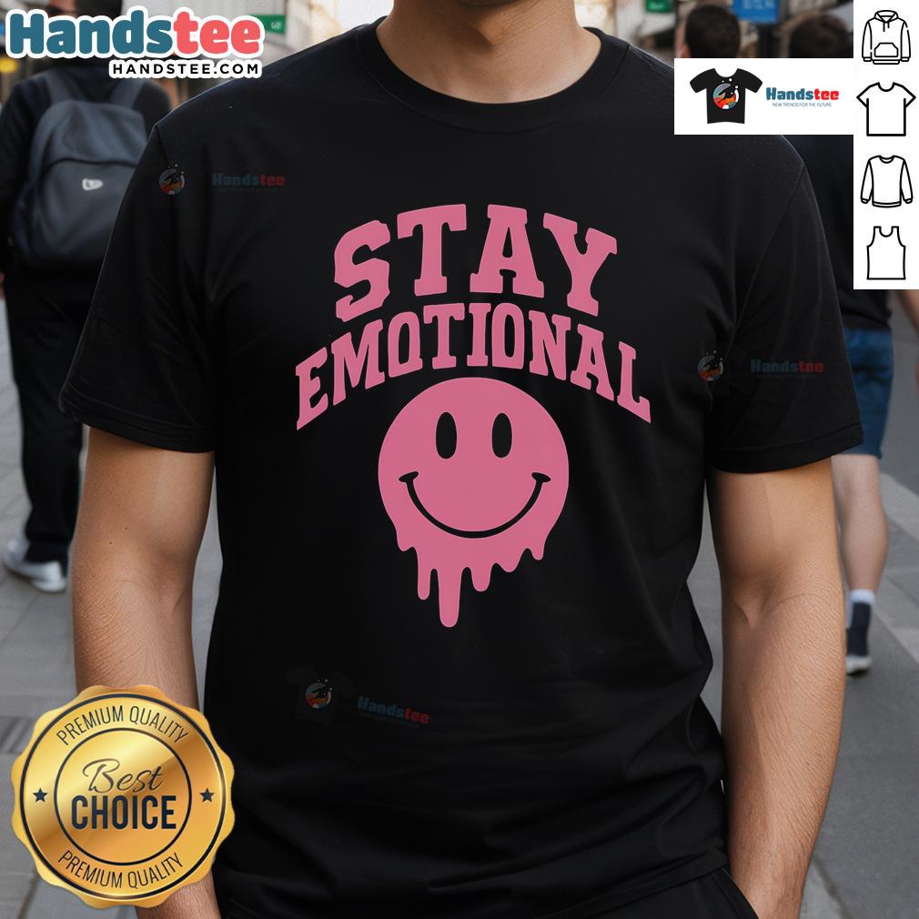 Nice Stay Emotional T Shirt Nice Stay Emotional T-Shirt featuring a colorful graphic design, perfect for expressing feelings and personal style.