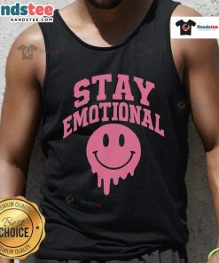 Emotional tank top from Nice Stay featuring a vibrant design, perfect for casual wear and expressing your feelings.