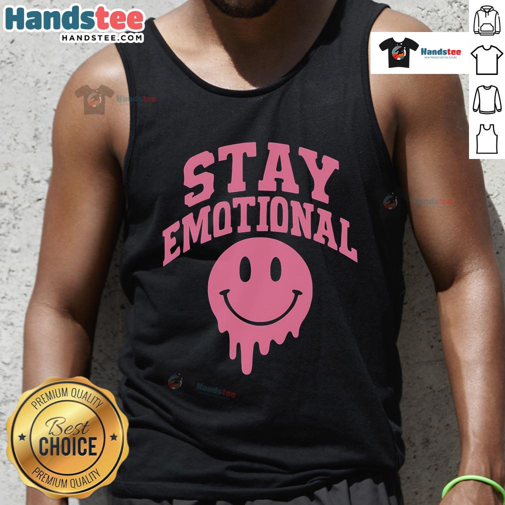 Nice Stay Emotional Tank Top Emotional tank top from Nice Stay featuring a vibrant design, perfect for casual wear and expressing your feelings.