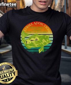 Alt Text: Nice Strike Addictions Reeling For The Feeling T-Shirt featuring vibrant design and comfortable fit for casual wear.