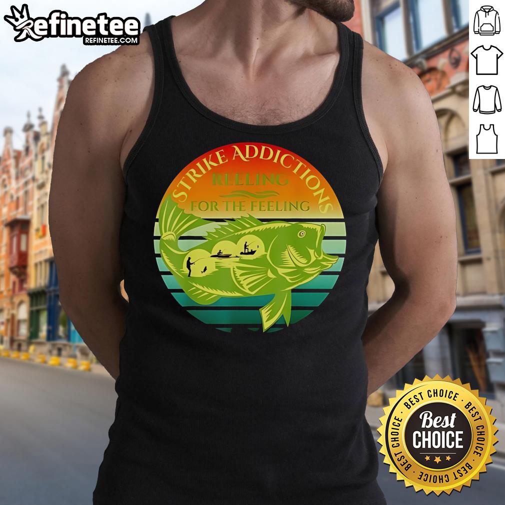 Nice Strike Addictions Reeling For The Feeling Tank Top Nice Strike Addictions Reeling For The Feeling tank top featuring vibrant colors and stylish design for casual wear.