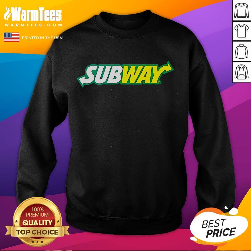Nice Subway Logo Catering Sweatshirt Cozy sweatshirt featuring the Nice Subway logo, perfect for catering events and stylish casual wear.