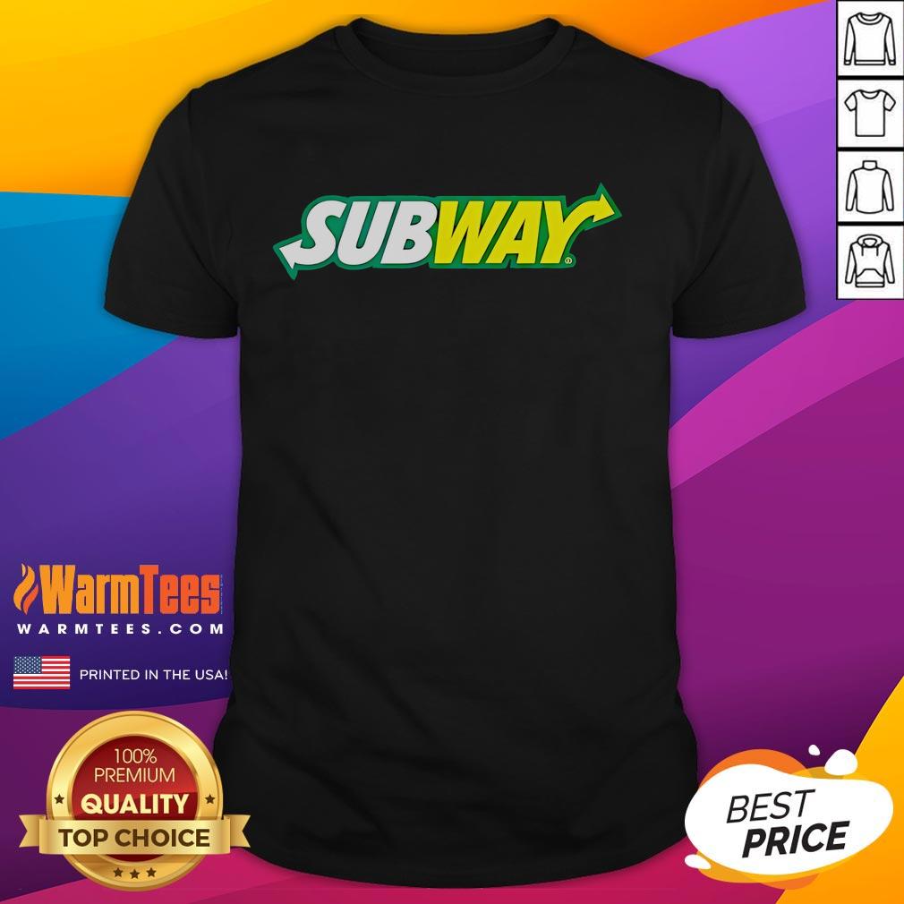 Nice Subway Logo Catering T Shirt Nice Subway Logo Catering T-Shirt featuring vibrant colors and a stylish design for food service professionals.