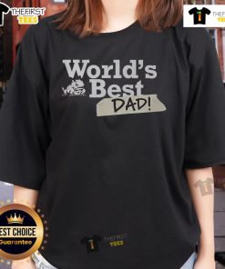 Nice TCU Horned Frogs World's Best Dad Ladies Tee featuring vibrant colors and a stylish design for proud fans.