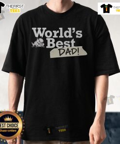 Nice TCU Horned Frogs World's Best Dad T-Shirt featuring vibrant colors and a stylish design for proud fathers.
