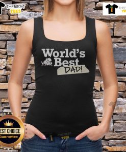 Nice TCU Horned Frogs World's Best Dad tank top showcasing vibrant colors and sports team pride for Father's Day.