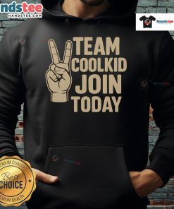 Join today in the Nice Team Cool Kid hoodie, featuring a stylish design perfect for young trendsetters.