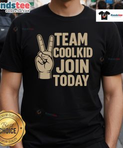 Nice Team Coolkid Join Today T-Shirt in vibrant colors, perfect for casual wear and showcasing team spirit.