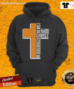 Alt Text: Nice Tennessee Volunteers hoodie with 'I Can Do All Things Through Christ Who Strengthens Me' design.