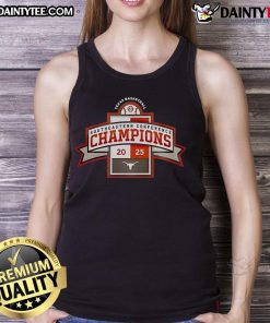 Nice Texas Longhorns 2025 SEC Regular Season Title Special Tank Top featuring bold team graphics and vibrant colors.
