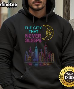 Stylish Nice-The-City-That-Never-Sleeps-New-York-Hoodie displayed against a vibrant urban backdrop, perfect for city lovers.