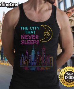 Stylish tank top featuring 'Nice, The City That Never Sleeps' design, perfect for showing off your love for New York.