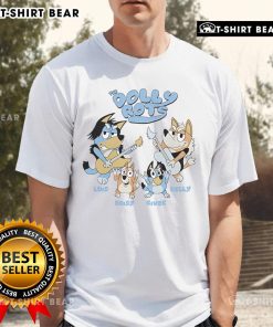 Alt Text: Nice The Dollyrots Luis Daisy River Kelly Blueyrots T-Shirt featuring vibrant colors and playful design for fans.