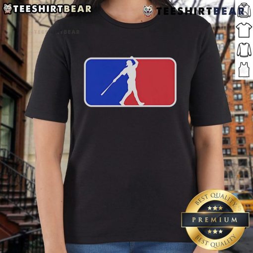 Nice The Natural Baseball Logo Ladies Tee featuring a stylish design perfect for casual wear and baseball enthusiasts.