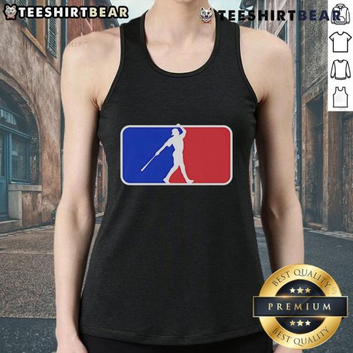 Stylish Nice-The-Natural Baseball Logo Tank Top featuring a vibrant logo, perfect for casual summer wear.