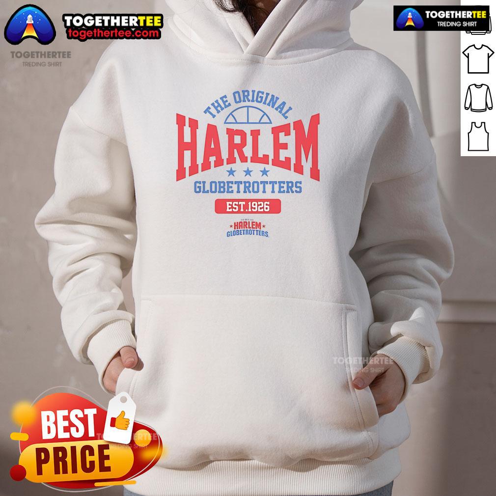 Nice The Original Harlem Globetrotters Est 1926 Retro Hoodie Nice The Original Harlem Globetrotters Est 1926 retro hoodie showcasing vibrant design and classic basketball style.