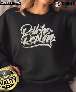 Nice The Psycho Realm Quaesar Script Sweatshirt featuring bold graphic design and comfortable fit for streetwear style.