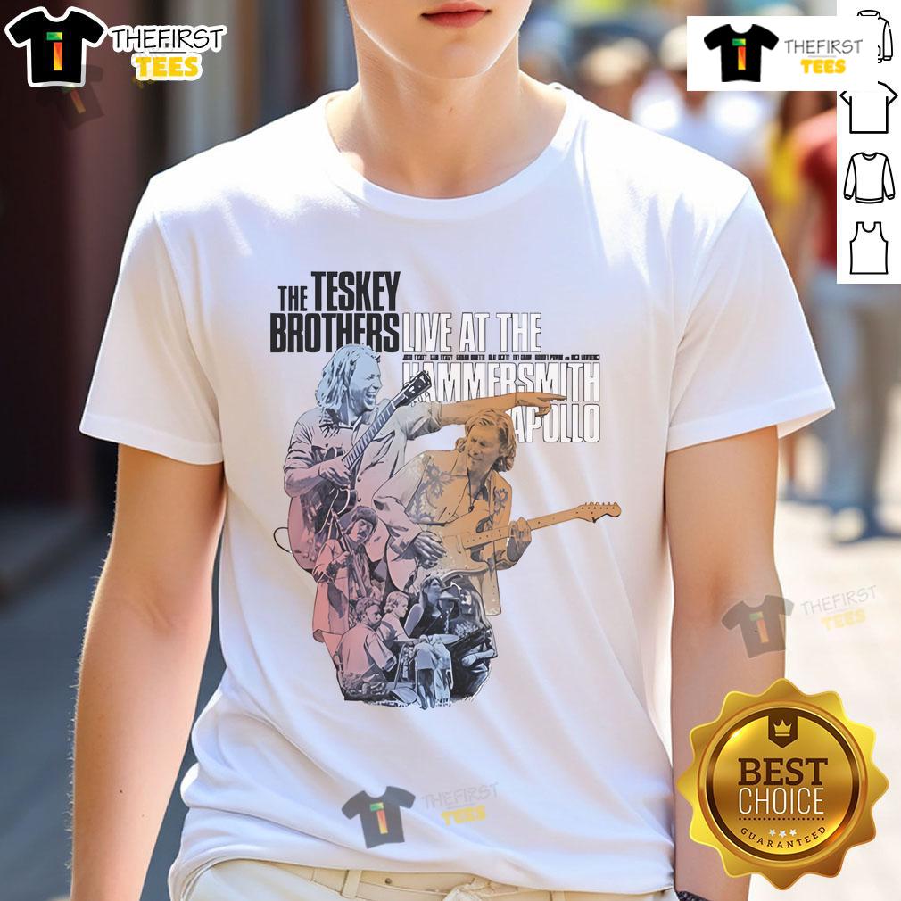 Nice The Teskey Brothers Live At The Hammersmith Apollo Tour 2025 T Shirt Nice The Teskey Brothers Live At The Hammersmith Apollo Tour 2025 T-Shirt featuring vibrant graphics and tour details.