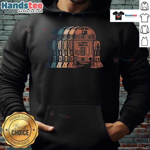 Stylish Nice The Way Of R2D2 Star Wars hoodie featuring iconic droid design, perfect for fans and casual wear.