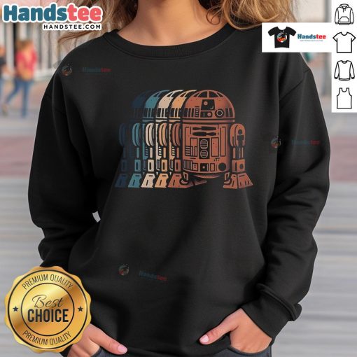 Stylish Nice The Way Of R2D2 Star Wars sweatshirt featuring iconic droid design, perfect for fans and casual wear.